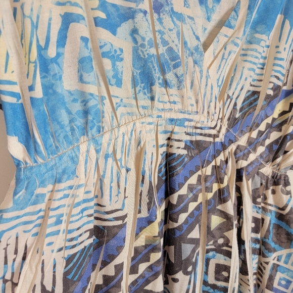 Appropriate Behavior Aztec Peach Print Mini Dress Size Medium - Picture 6 of 9